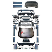 CONVERSION UPGRADE FACELIFT OLD TO NEW BODY KIT for Land Rover Range Rover Vogue 2013 - 2017 to Vogue 2022+
Set includes:

Front Bumper Assembly
Front Grille
Hood Bonnet
Side Skirts
Rear Bumper Assembly
Rear Diffuser
Exhaust Tips
Material: Plastic

NOTE: Professional installation is required.