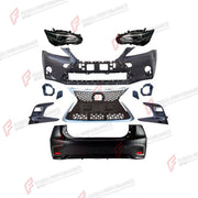 CONVERSION BODY KIT for LEXUS CT200 2011 - 2017 UPGRADE to CT200 FACELIFT 2017 - 2022 FORZA PERFORMANCE custom fit OEM Style

Set includes:
Front Bumper Assembly
Front Grille
Headlights
Tail Lights
Rear Bumper Assembly
Rear Diffuser

Material: Plastic

NOTE: Professional installation is required.