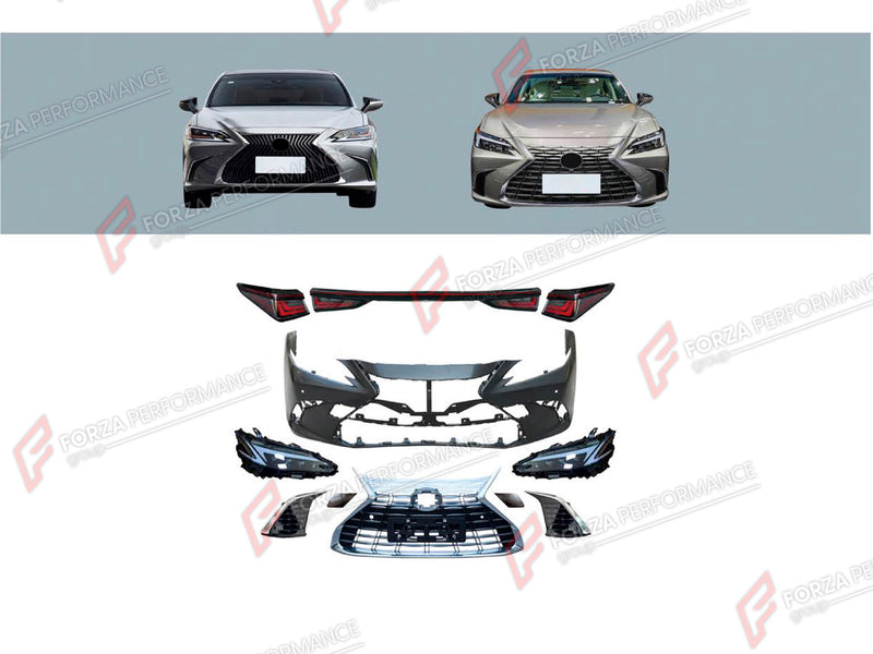 CONVERSION BODY KIT for LEXUS ES200 2018 - 2024 UPGRADE to ES200 FACELIFT 2025+