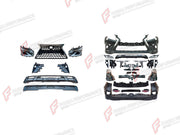 CONVERSION BODY KIT for LEXUS GX460 J150 2009 - 2019 UPGRADE to GX460 J150 FACELIFT 2020 - 2023 FORZA PERFORMANCE custom fit Black Edition Style
Set includes:

Front Lip
Front Bumper Assembly
Front Grille
Headlights
Tail Lights
Rear Bumper Assembly
Rear Diffuser
Material: Plastic

NOTE: Professional installation is required.