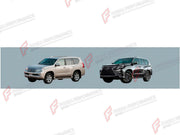 CONVERSION BODY KIT for LEXUS GX460 J150 2009 - 2019 UPGRADE to GX460 J150 FACELIFT 2020 - 2023

Set includes:
Front Bumper Assembly
Front Grille
Headlights
Tail Lights
Rear Bumper Assembly

Material: Plastic

NOTE: Professional installation is required.
