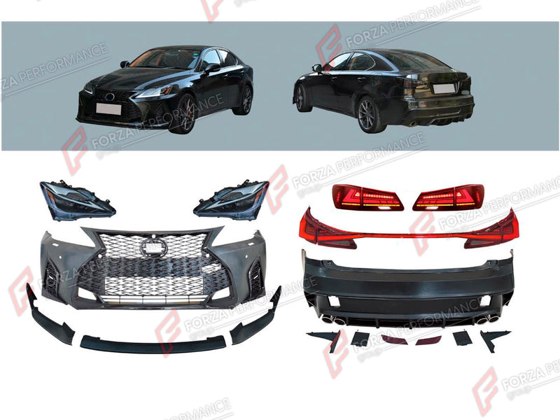 CONVERSION BODY KIT for LEXUS IS250 2005 - 2013 UPGRADE to IS250 FACELIFT 2020+