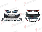 CONVERSION BODY KIT for LEXUS RX300 AL20 2015 - 2019 UPGRADE to RX300 AL20 FACELIFT 2019 - 2023 FORZA PERFORMANCE custom fit Sport Style

Set includes:
Front Bumper Assembly
Front Grille
Headlights
Tail Lights
Rear Bumper Assembly
Rear Diffuser

Material: Plastic

NOTE: Professional installation is required.