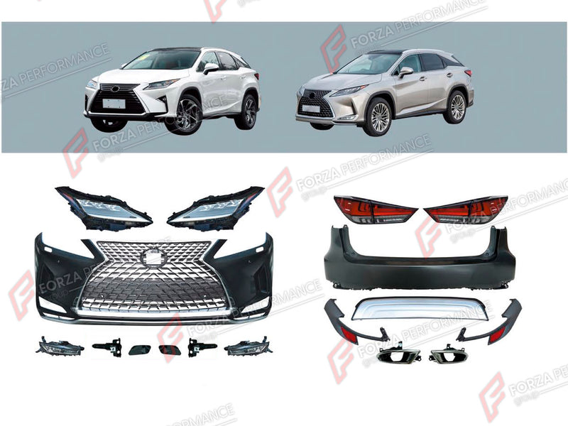 CONVERSION BODY KIT for LEXUS RX300 AL20 2015 - 2019 UPGRADE to RX300 AL20 FACELIFT 2019 - 2023