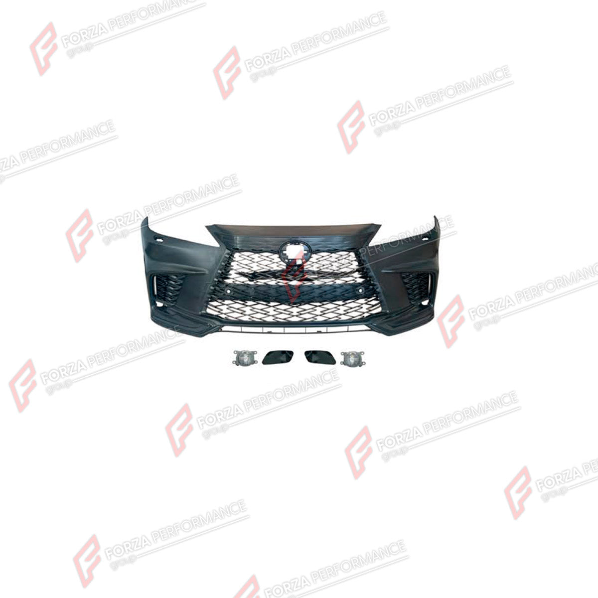 CONVERSION BODY KIT for LEXUS RX300 AL20 FACELIFT 2019 - 2023 UPGRADE to RX300 AL30 2022+ FORZA PERFORMANCE custom fit Sport Style

Set includes:
Front Bumper Assembly

Material: Plastic

NOTE: Professional installation is required.