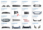 CONVERSION BODY KIT FOR MASERATI QUATTROPORTE 2013-2017 UPGRADE TO 2018-2022 TROFEO PERFOMANCE+



Set includes:

Front Bumper Assembly
Grille
Headlight
Side Skirts
Rear Bumper
Tail Lights
Exhaust Tips

Material: PP Plastic