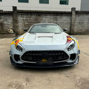 CONVERSION BODY KIT for MERCEDES BENZ AMG GT GTS C190 UPGRADE to GT3 2015 - 2022 FACELIFT

Set includes:

Front Bumper Assemb
Front Grille
Front Fenders

Side Skirts
Rear Fenders (Quarter Panels)
Rear Diffuser
Rear Bumper Assembly


Material: Plastic PP + Dry carbon

Note: Professional installation is required