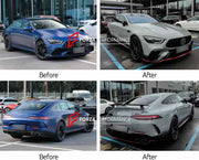 CONVERSION BODY KIT for MERCEDES BENZ AMG GT4 X290 GT43 GT50 GT53 GT63S 2018+ UPGRADE to GT 63 SE PERFORMANCE F1 FACELIFT

Set includes:

Front Bumper Assembly
Front Lip

Rear Spoiler
Rear Bumper Assembly
Rear Diffiser

Material: Plastic

NOTE: Professional installation is required

Why “Contact Us for Pricing”?

We don’t display fixed prices because our goal is to offer you the most competitive deal possible. Product costs often decrease over time, and by requesting a quote, you’ll receive our most up-to-d