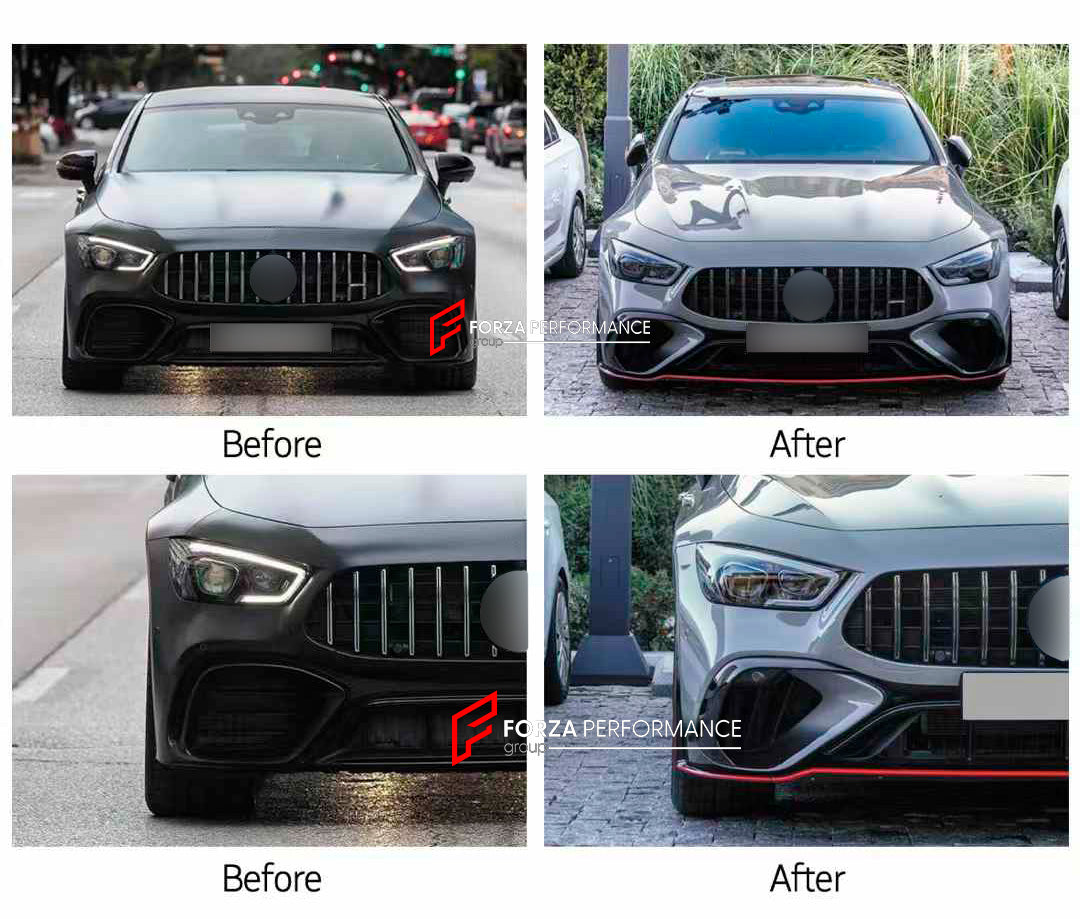 CONVERSION BODY KIT for MERCEDES BENZ AMG GT4 X290 GT43 GT50 GT53 GT63S 2018+ UPGRADE to GT 63 SE PERFORMANCE F1 FACELIFT

Set includes:

Front Bumper Assembly
Front Lip

Rear Spoiler
Rear Bumper Assembly
Rear Diffiser

Material: Plastic

NOTE: Professional installation is required

Why “Contact Us for Pricing”?

We don’t display fixed prices because our goal is to offer you the most competitive deal possible. Product costs often decrease over time, and by requesting a quote, you’ll receive our most up-to-d