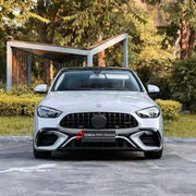 CONVERSION BODY KIT for MERCEDES-BENZ C-CLASS W205 2014 - 2022 UPGRADE to C63 AMG W206 2022+ FORZA PERFORMANCE custom fit C63 AMG Style

Set includes:
Front Lip
Front Bumper Assembly
Front Grille
Headlights
Hood Bonnet
Front Fenders
Trunk Lid
Tail Lights
Rear Bumper Assembly
Rear Diffuser
Exhaust Tips

Material: Plastic

NOTE: Professional installation is required.