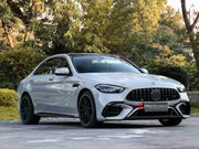 CONVERSION BODY KIT for MERCEDES-BENZ C-CLASS W205 2014 - 2022 UPGRADE to C63 AMG W206 2022+ FORZA PERFORMANCE custom fit C63 AMG Style

Set includes:
Front Lip
Front Bumper Assembly
Front Grille
Headlights
Hood Bonnet
Front Fenders
Trunk Lid
Tail Lights
Rear Bumper Assembly
Rear Diffuser
Exhaust Tips

Material: Plastic

NOTE: Professional installation is required.