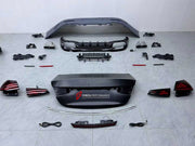 CONVERSION BODY KIT for MERCEDES-BENZ C-CLASS W205 2014 - 2022 UPGRADE to C-CLASS AMG W206 C63S 2024+ FORZA PERFORMANCE custom fit C63S AMG Style

Set includes:
Front Lip
Front Bumper Assembly
Front Grille
Headlights
Hood Bonnet
Front Fenders
Trunk Lid
Tail Lights
Rear Bumper Assembly
Rear Diffuser
Exhaust Tips

Material: Plastic

NOTE: Professional installation is required.