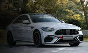CONVERSION BODY KIT for MERCEDES-BENZ C-CLASS W205 2014 - 2022 UPGRADE to C63 AMG W206 2022+ FORZA PERFORMANCE custom fit C63 AMG Style

Set includes:
Front Lip
Front Bumper Assembly
Front Grille
Headlights
Hood Bonnet
Front Fenders
Trunk Lid
Tail Lights
Rear Bumper Assembly
Rear Diffuser
Exhaust Tips

Material: Plastic

NOTE: Professional installation is required.