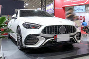 CONVERSION BODY KIT for MERCEDES-BENZ C-CLASS W206 2021+ UPGRADE to AMG W206 C63 2022+ FORZA PERFORMANCE custom fit AN Style

Set includes:
Front Lip
Front Bumper Assembly
Front Grille
Rear Diffuser

Material: Plastic

NOTE: Professional installation is required.