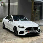 CONVERSION BODY KIT for MERCEDES-BENZ C-CLASS W206 2021+ UPGRADE to C63S AMG W206 2022+ FORZA PERFORMANCE custom fit C63S AMG Style

Set includes:
Front Lip
Front Bumper Assembly
Front Grille
Ducktail Spoiler
Rear Bumper Fins
Rear Diffuser
Exhaust Tips

Material: Plastic

NOTE: Professional installation is required.