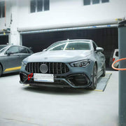 CONVERSION BODY KIT for MERCEDES-BENZ CLA-CLASS X118 2019 - 2023 UPGRADE to CLA45 S AMG X118 2019 - 2023 FORZA PERFORMANCE custom fit AN Style

Set includes:
Front Lip
Front Bumper Assembly
Front Grille
Rear Diffuser
Exhaust Tips

Material: Plastic

NOTE: Professional installation is required.