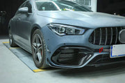CONVERSION BODY KIT for MERCEDES-BENZ CLA-CLASS X118 2019 - 2023 UPGRADE to CLA45 S AMG X118 2019 - 2023 FORZA PERFORMANCE custom fit AN Style

Set includes:
Front Lip
Front Bumper Assembly
Front Grille
Rear Diffuser
Exhaust Tips

Material: Plastic

NOTE: Professional installation is required.