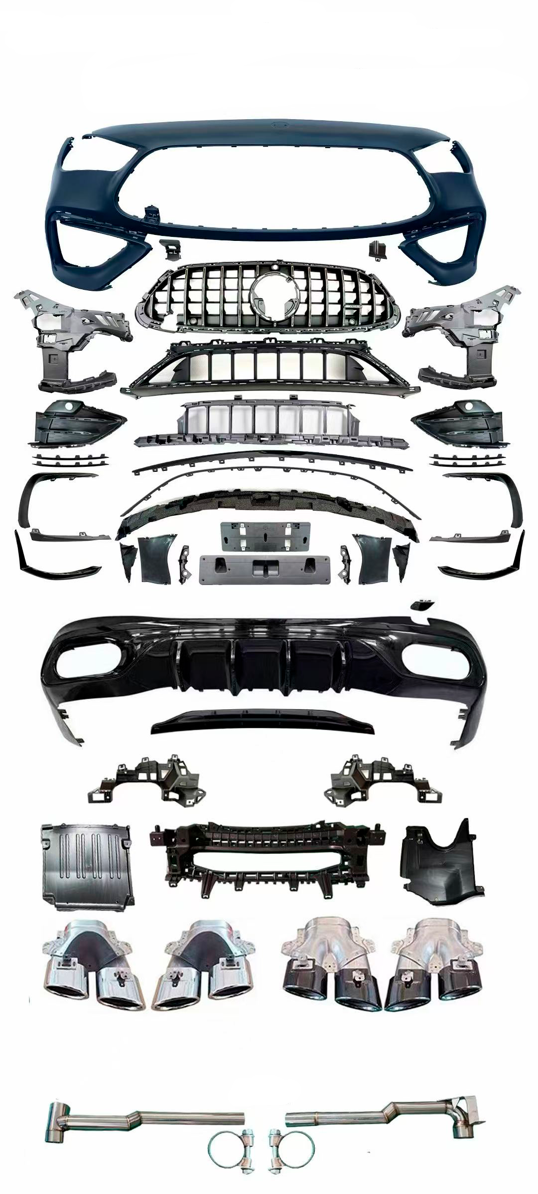 CONVERSION BODY KIT for Mercedes-Benz CLE-Class C236 2024+ UPGRADE to AMG CLE 53 2024+