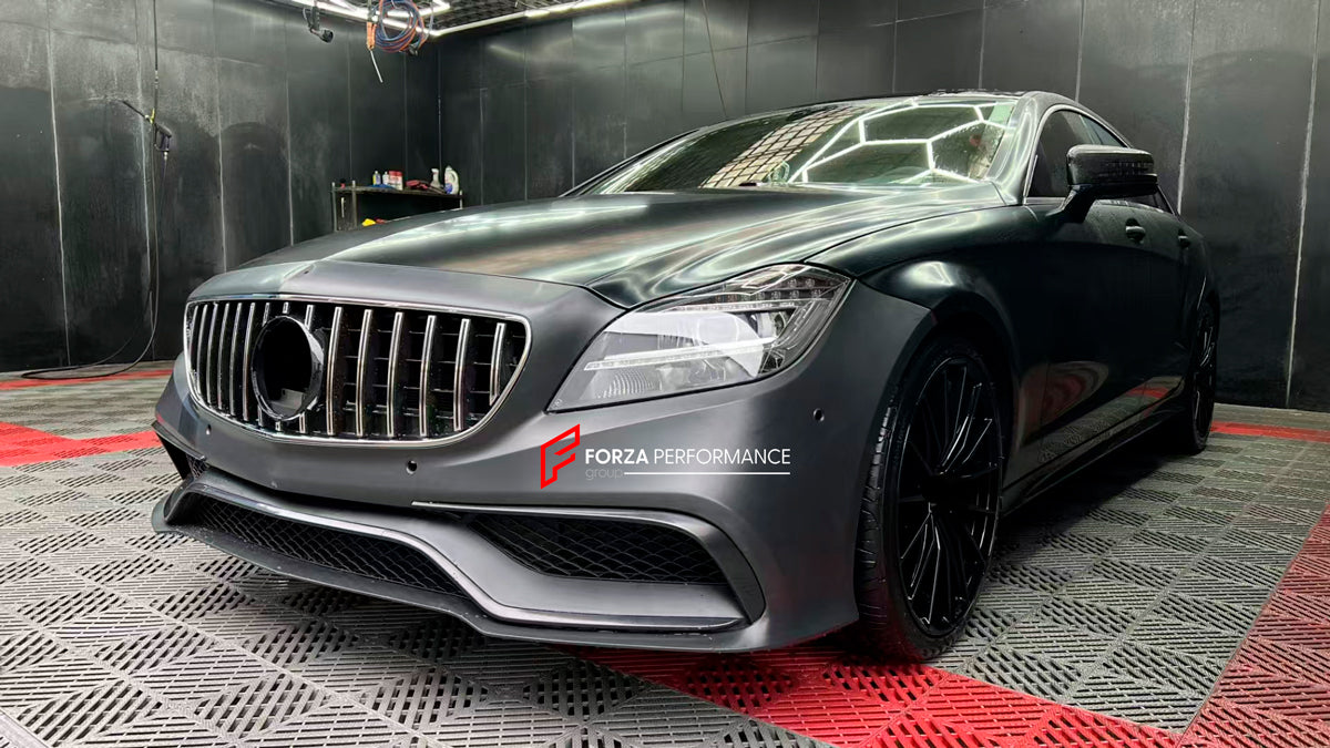 Kühlergrill Grill für Mercedes CLS Klasse C257 Schwarz Chrom AMG Panamericana GT Kühlergrill Grill für Mercedes CLS Klasse C257 Schwarz Chrom AMG Panamericana GT