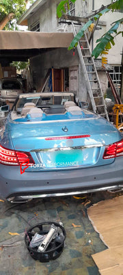 CONVERSION BODY KIT for MERCEDES-BENZ E-CLASS COUPE W207 2009 - 2016 to W207 FACELIFT  Set includes:  Front Bumper with Grille LED Headlights Rear Bumper LED Tail Lights