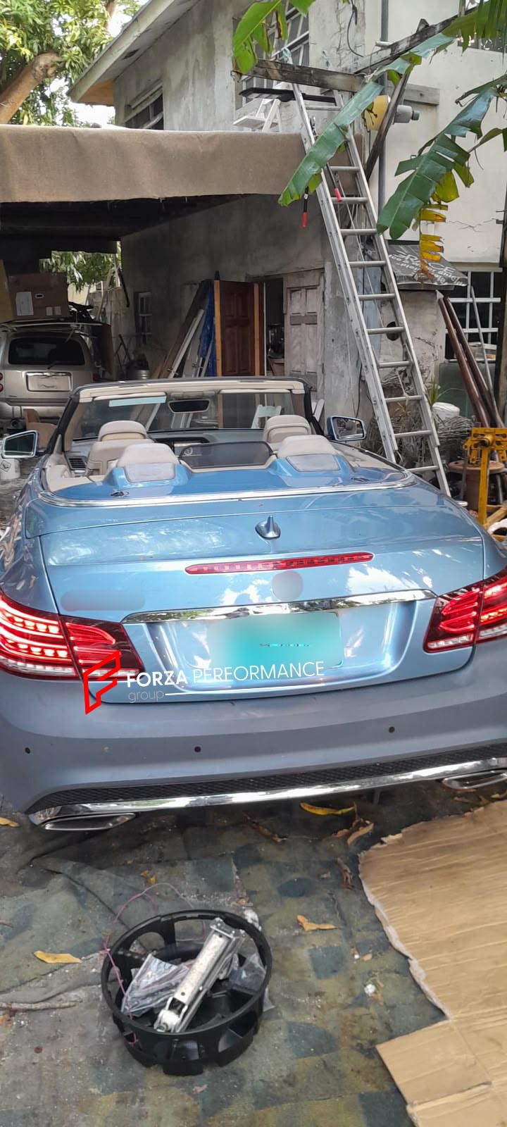CONVERSION BODY KIT for MERCEDES-BENZ E-CLASS COUPE W207 2009 - 2016 to W207 FACELIFT  Set includes:  Front Bumper with Grille LED Headlights Rear Bumper LED Tail Lights
