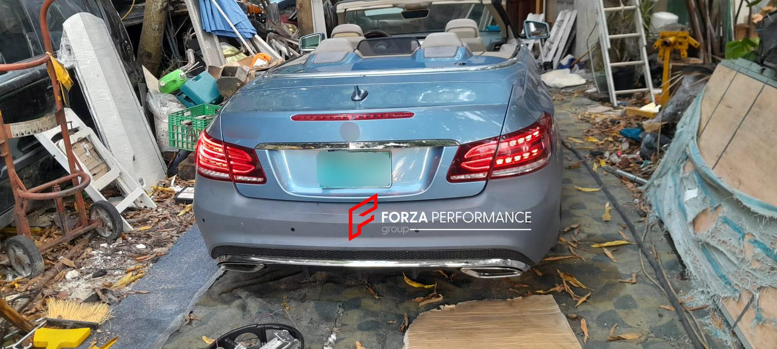 CONVERSION BODY KIT for MERCEDES-BENZ E-CLASS COUPE W207 2009 - 2016 to W207 FACELIFT  Set includes:  Front Bumper with Grille LED Headlights Rear Bumper LED Tail Lights