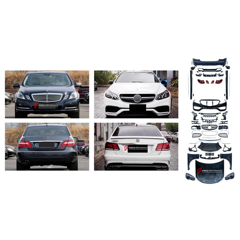 CONVERSION BODY KIT for MERCEDES-BENZ E-CLASS W212 2009 - 2013 UPGRADE to E-CLASS AMG W212 FACELIFT E63 2013 - 2016