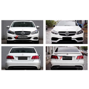 CONVERSION BODY KIT for MERCEDES-BENZ E-CLASS W212 FACELIFT 2013 - 2016 UPGRADE to E-CLASS AMG W212 FACELIFT E63 2013 - 2016 FORZA PERFORMANCE custom fit E63 AMG Style

Set includes:
Front Lip
Front Bumper Assembly
Front Grille
Hood Bonnet
Front Fenders
Rear Bumper Assembly
Rear Diffuser
Exhaust Tips

Material: Plastic

NOTE: Professional installation is required.