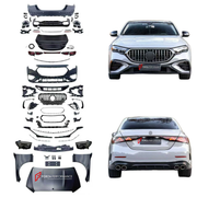 CONVERSION BODY KIT for MERCEDES-BENZ E CLASS W213 2016 - 2020 UPGRADE to W214 E53 2023+

Set includes:
Front Lip
Front Bumper Assembly
Front Grille
Headlights
Fog Lights Covers
License Plate
Hood Bonnet
Front Fenders
Trunk Lid
Tail Lights
Rear Bumper Assembly
Rear Diffuser
Exhaust Tips

Material: Plastic

NOTE: Professional installation is required.