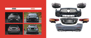 CONVERSION BODY KIT for MERCEDES-BENZ E-CLASS W213 2016 - 2019 to E63 AMG FACELIFT  Set includes:  Front Bumper with Grille LED Headlights Rear Bumper LED Tail Lights