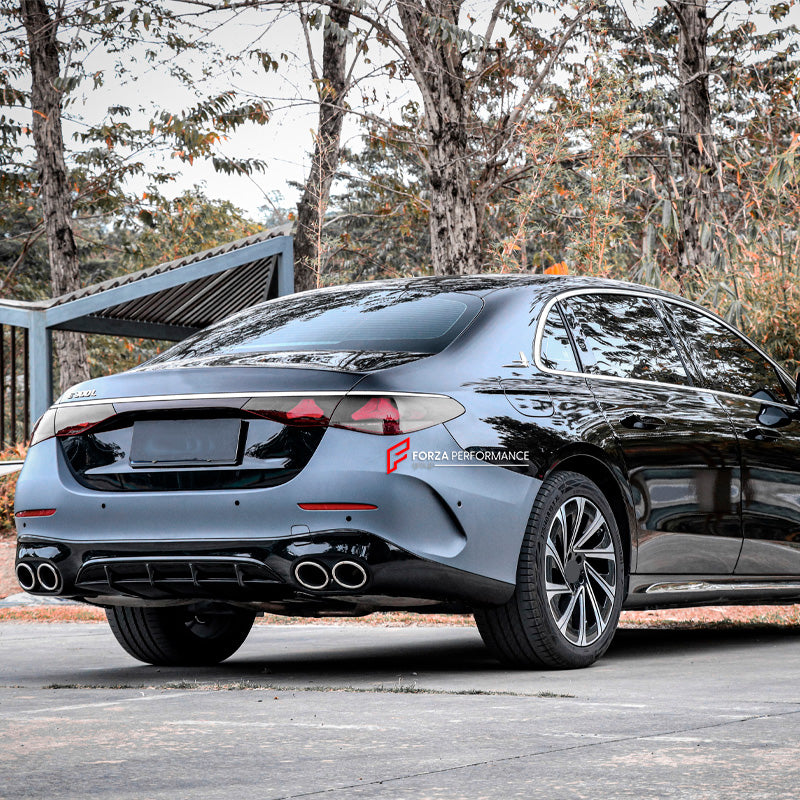 CONVERSION BODY KIT for MERCEDES BENZ E CLASS W213 2017 - 2020 to E53 w214 2023+



Set includes:

Front Bumper Assembly
Grille
Headlights
Front Fenders
Rear Trunk
Tail Lights
Rear Bumper
Rear Diffuser
Exhaust Tips

Material: Plastic

NOTE: Professional installation is required