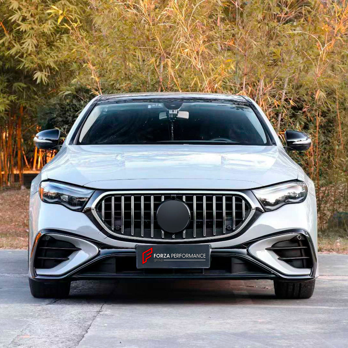 CONVERSION UPGRADE FACELIFT OLD TO NEW BODY KIT for Mercedes Benz E CLASS W213 2017 - 2024 to W214 E53 AMG 2024+
Set includes:

Front Lip
Front Bumper Assembly
Front Grille
Hood Bonnet
Front Fenders
Side Skirts
Trunk Lid
Rear Bumper Assembly
Rear Diffuser
Exhaust Tips
Material: Plastic

NOTE: Professional installation is required.
