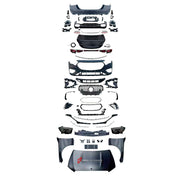 CONVERSION UPGRADE FACELIFT OLD TO NEW BODY KIT for Mercedes Benz E CLASS W213 2017 - 2024 to W214 E53 AMG 2024+
Set includes:

Front Lip
Front Bumper Assembly
Front Grille
Hood Bonnet
Front Fenders
Side Skirts
Trunk Lid
Rear Bumper Assembly
Rear Diffuser
Exhaust Tips
Material: Plastic

NOTE: Professional installation is required.