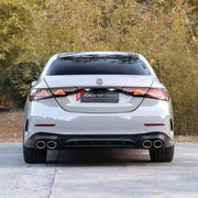 CONVERSION BODY KIT for MERCEDES-BENZ E CLASS W213 2016 - 2020 UPGRADE to W214 E53 2023+

Set includes:
Front Lip
Front Bumper Assembly
Front Grille
Headlights
Fog Lights Covers
License Plate
Hood Bonnet
Front Fenders
Trunk Lid
Tail Lights
Rear Bumper Assembly
Rear Diffuser
Exhaust Tips

Material: Plastic

NOTE: Professional installation is required.