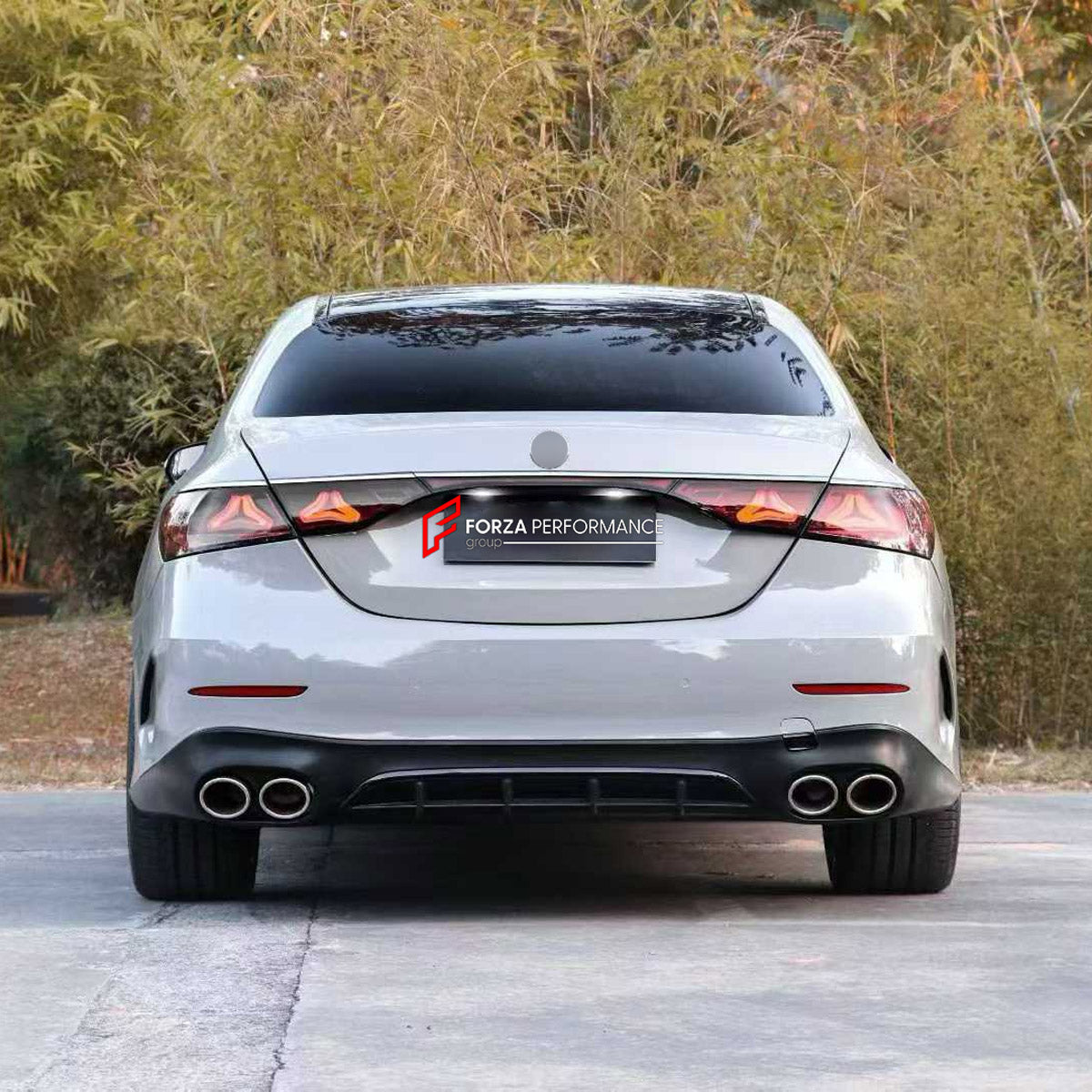 CONVERSION BODY KIT for MERCEDES-BENZ E CLASS W213 2016 - 2020 UPGRADE to W214 E53 2023+

Set includes:
Front Lip
Front Bumper Assembly
Front Grille
Headlights
Fog Lights Covers
License Plate
Hood Bonnet
Front Fenders
Trunk Lid
Tail Lights
Rear Bumper Assembly
Rear Diffuser
Exhaust Tips

Material: Plastic

NOTE: Professional installation is required.
