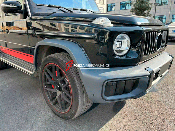 CONVERSION BODY KIT for MERCEDES-BENZ G-CLASS G63 W463 1990 - 2018 to W465 2025

Set includes:

Front Bumper
Front Grille
Hood
Headlights
Headlight Covers
Front Fenders
Fender Flares
Side Mirrors
Side Trims
Rear Bumper
Tail Lights

Material: Plastic

NOTE: Professional installation is required.

Contact us for pricing

Payment ►
Visa
Mastercard
PayPal with a credit card (add 4.4% at checkout)
Payoneer
Cryptocurrency
Shipment ►
By express DHL/UPS/TNT/FedEx
To the local international airport
Special line by a