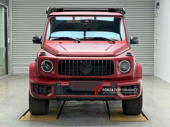 CONVERSION BODY KIT for MERCEDES-BENZ G-CLASS G63 W463 1990 - 2018 to W465 2025

Set includes:

Front Bumper
Front Grille
Hood
Headlights
Headlight Covers
Front Fenders
Fender Flares
Side Mirrors
Side Trims
Rear Bumper
Tail Lights

Material: Plastic

NOTE: Professional installation is required.

Contact us for pricing

Payment ►
Visa
Mastercard
PayPal with a credit card (add 4.4% at checkout)
Payoneer
Cryptocurrency
Shipment ►
By express DHL/UPS/TNT/FedEx
To the local international airport
Special line by a