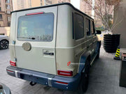 CONVERSION BODY KIT for MERCEDES-BENZ G-CLASS G63 W463 1990 - 2018 to W465 2025

Set includes:

Front Bumper Assembly
Front Grille
Hood
Headlights
Headlight Covers
Front Fenders
Fender Flares
Side Mirrors
Side Trims
Rear Bumper
Tail Lights
Exterior Trims
Front Body Panel
Rear Quarter Panel
Front Doors
Rear Doors

Interior Parts:

Dashboard Assembly
Central Console Assembly
Steering Wheel
Doors Panels
Seats
Wiring

Material: Plastic

NOTE: Professional installation and elctricain are required. Cutting is req