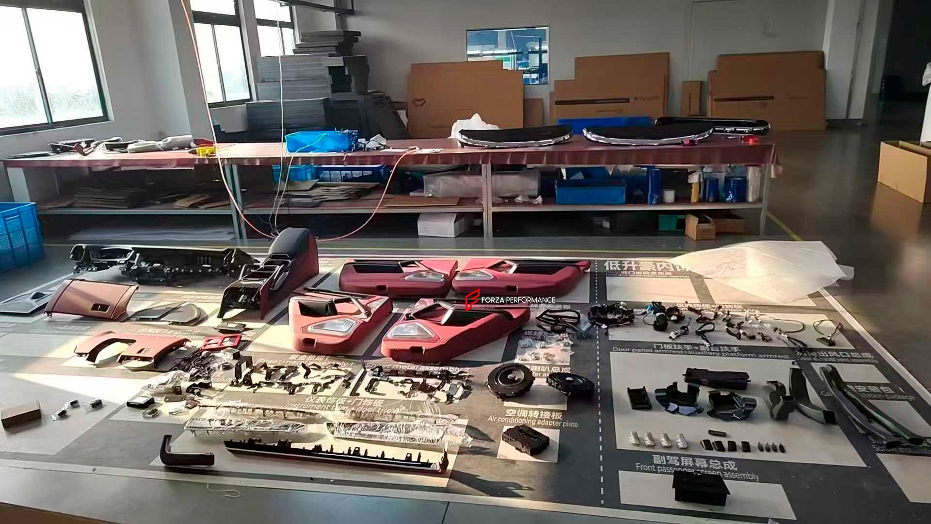 CONVERSION BODY KIT for MERCEDES-BENZ G-CLASS G63 W463 1990 - 2018 to W465 2025

Set includes:

Front Bumper Assembly
Front Grille
Hood
Headlights
Headlight Covers
Front Fenders
Fender Flares
Side Mirrors
Side Trims
Rear Bumper
Tail Lights
Exterior Trims
Front Body Panel
Rear Quarter Panel
Front Doors
Rear Doors

Interior Parts:

Dashboard Assembly
Central Console Assembly
Steering Wheel
Doors Panels
Seats
Wiring

Material: Plastic

NOTE: Professional installation and elctricain are required. Cutting is req