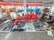 CONVERSION BODY KIT for MERCEDES-BENZ G-CLASS G63 W463 1990 - 2018 to W465 2025

Set includes:

Front Bumper Assembly
Front Grille
Hood
Headlights
Headlight Covers
Front Fenders
Fender Flares
Side Mirrors
Side Trims
Rear Bumper
Tail Lights
Exterior Trims
Front Body Panel
Rear Quarter Panel
Front Doors
Rear Doors

Interior Parts:

Dashboard Assembly
Central Console Assembly
Steering Wheel
Doors Panels
Seats
Wiring

Material: Plastic

NOTE: Professional installation and elctricain are required. Cutting is req