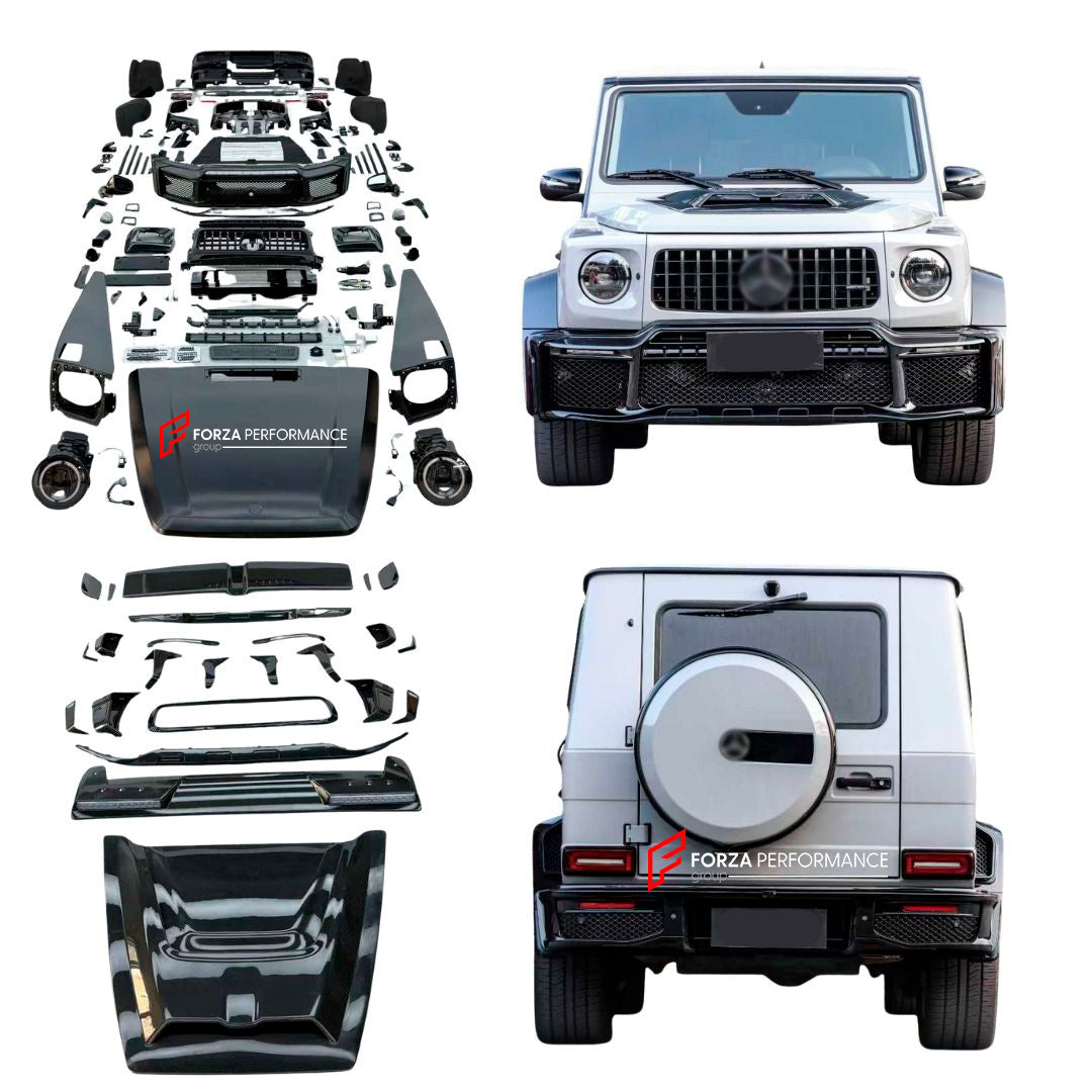 WIDESTAR CONVERSION BODY KIT for MERCEDES BENZ G CLASS G63 G400 G300 G500 G55 W463 1990 - 2018 upgrade to MERCEDES BENZ G CLASS W465 2024+ G800