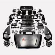 CONVERSION BODY KIT for MERCEDES-BENZ G-CLASS W463 2008 - 2018 UPGRADE to G-CLASS W465 2025+ FORZA PERFORMANCE custom fit BA Style
Set includes:

Front Bumper Assembly
Front Grille
Front Headlights
License Plate
Hood Bonnet
Front Fenders
Rear Fenders
Tail Lights
Rear Bumper Assembly
Rear Diffuser
Material: Plastic

NOTE: Professional installation is required.