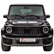 CONVERSION UPGRADE FACELIFT OLD TO NEW BODY KIT for Mercedes-Benz G-Class W463 2008 - 2018 to G-Class W463A W464 G63 2019 - 2024
Set includes:

Front Bumper Assembly
Front Grille
Front Headlights
License Plate
Hood Bonnet
Front Fenders
Rear Fenders
Tail Lights
Rear Bumper Assembly
Rear Diffuser
Material: Plastic

NOTE: Professional installation is required.