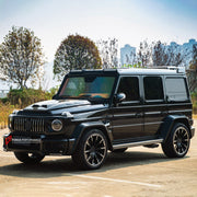 CONVERSION BODY KIT for MERCEDES-BENZ G-CLASS W463 2008 - 2018 UPGRADE to G-CLASS W464 2019 - 2024 FORZA PERFORMANCE custom fit BA Style
Set includes:

Front Bumper Assembly
Front Grille
Front Headlights
License Plate
Hood Bonnet
Front Fenders
Rear Fenders
Rear Bumper Assembly
Material: Plastic

NOTE: Professional installation is required.