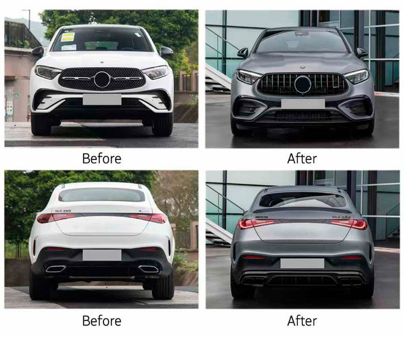 CONVERSION BODY KIT for MERCEDES BENZ GLC CLASS C254 COUPE AMG LINE upgrade to AMG C254 GLC63 2023+