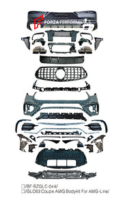 CONVERSION BODY KIT for MERCEDES BENZ GLC COUPE CLASS C254 UPGRADE to AMG C254 GLC63 2023+



Set includes:

Front Bumper
Front Grille
Rear Bumper
Rear Diffuser
Exhaust Tips

Material: Plastic

Note: Professional installation is required.

* Each part of this kit can be sent separately. Please contact us if you need a specific part.



Payment ►
Visa
Mastercard
PayPal with a credit card (add 4.4% at checkout)
Payoneer
Cryptocurrency
Shipment ►
By express DHL/UPS/TNT/FedEx
To the local international airport
