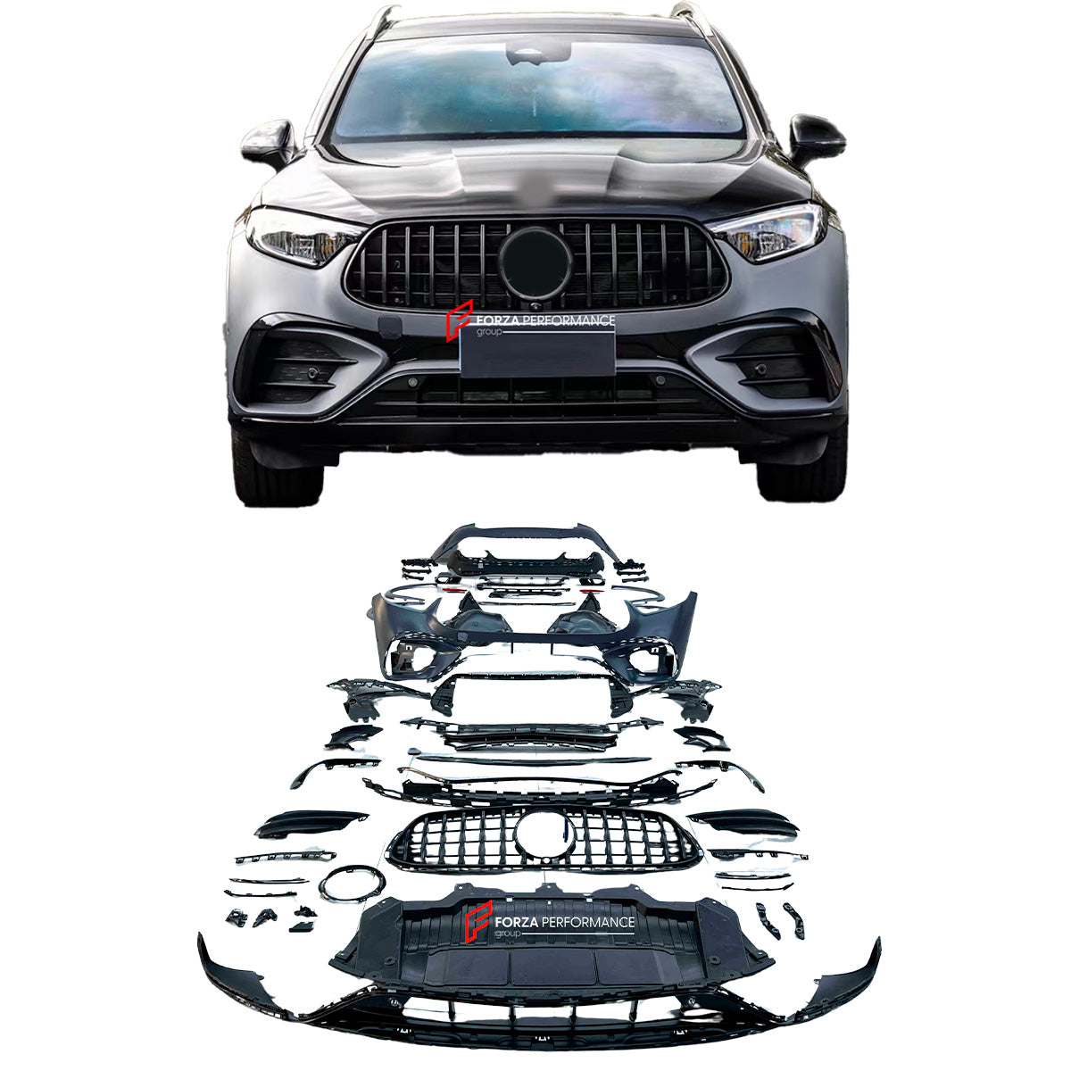 CONVERSION BODY KIT for MERCEDES-BENZ GLC X254 2023+ UPGRADE to GLC 63 AMG FACELIFT