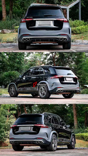 CONVERSION BODY KIT for MERCEDES-BENZ GLE V167 SUV 2019 - 2023 UPGRADE to GLE53 V167 AMG 2023+



Set includes:

Front Bumper Assembly
Front Grille
Headlights
Fender Flares
Rear Tail Lights
Rear Bumper
Rear Diffuser
Exhaust Tips

Material: Plastic

Note: Professional installation is required.
