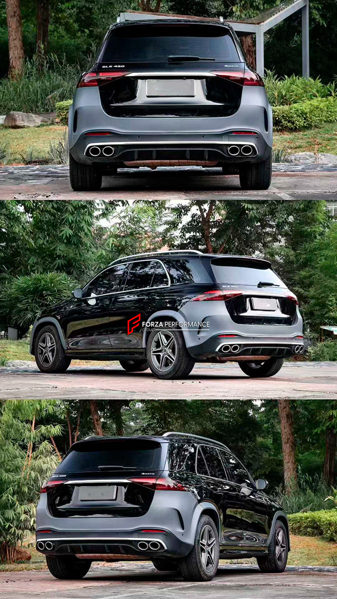 CONVERSION BODY KIT for MERCEDES-BENZ GLE V167 SUV 2019 - 2023 UPGRADE to GLE53 V167 AMG 2023+



Set includes:

Front Bumper Assembly
Front Grille
Headlights
Fender Flares
Rear Tail Lights
Rear Bumper
Rear Diffuser
Exhaust Tips

Material: Plastic

Note: Professional installation is required.