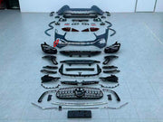 CONVERSION BODY KIT for MERCEDES-BENZ GLE V167 SUV 2019 - 2023 UPGRADE to GLE53 V167 AMG 2023+



Set includes:

Front Bumper Assembly
Front Grille
Headlights
Fender Flares
Rear Tail Lights
Rear Bumper
Rear Diffuser
Exhaust Tips

Material: Plastic

Note: Professional installation is required.
